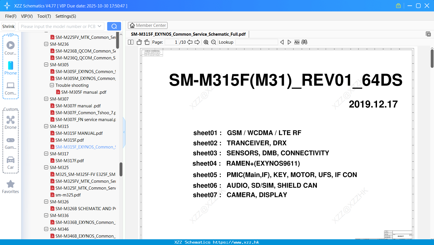 Samsung SM-M315F_EXYNOS_Common_Service_Schematic_Full